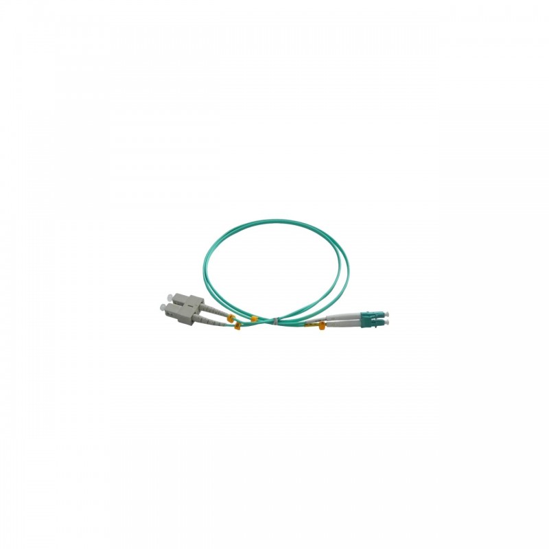 EMTEX Patchcord FO SC/PC-LC/PC, MM OM3 50/125, manta LSZH 2.0mm, duplex 10m, SC-LC-MM3/DX-10