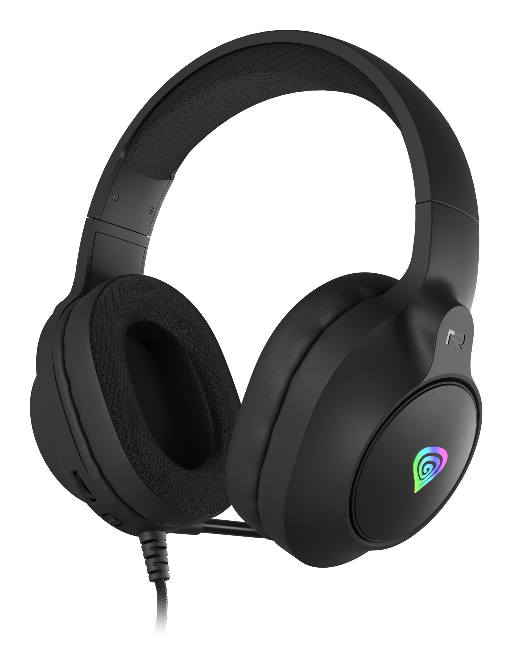 Genesis Casti cu fir Neon 213 RGB negru, NSG-2306 - imagine 5