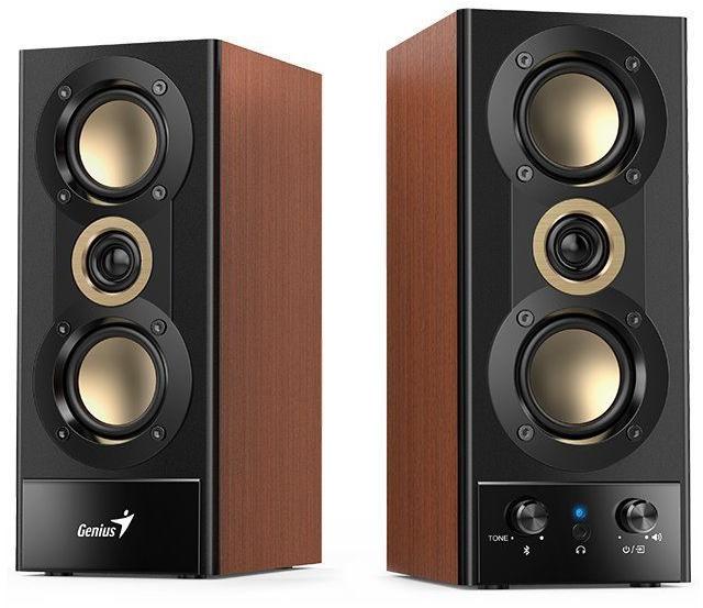 Genius BOXE 2.0, RMS: 14W (2 x 10W), wood, Bluetooth, "SP-HF800BT", 31730051401