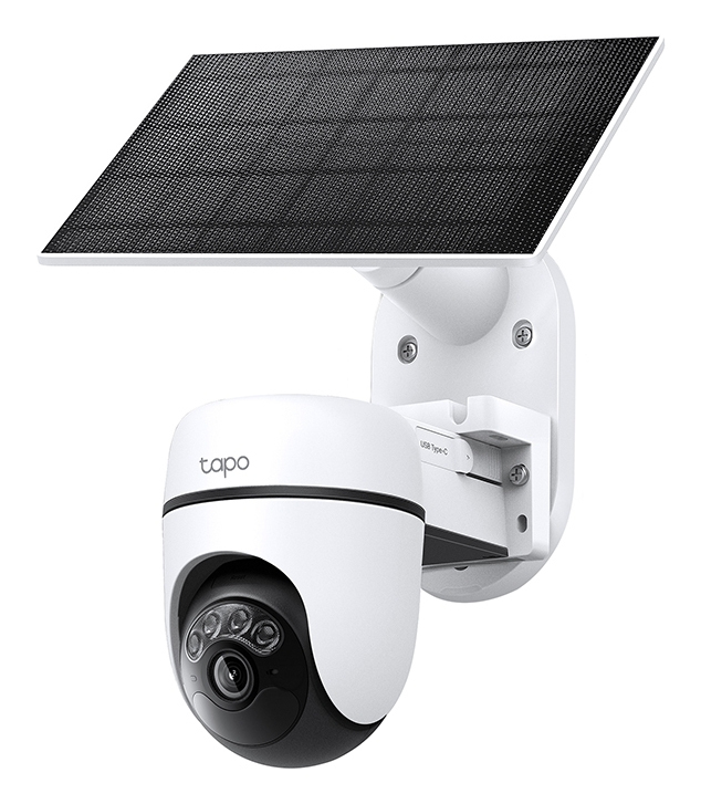 Tp-Link CAMERA IP + PANOU SOLAR, wireless, turret, pt.exterior, dist. IR 9 m, tip, Tapo C610 KIT