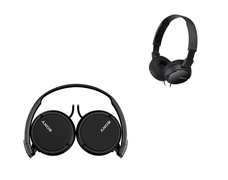 SONY Casti Head-band MDR-ZX110, Wired, Negru, MDRZX110B.AE
