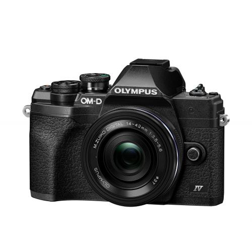 OLYMPUS CAMERE foto E-M10 Mark IV 1442 EZ Pancake Kit blk/blk, V207132BE000