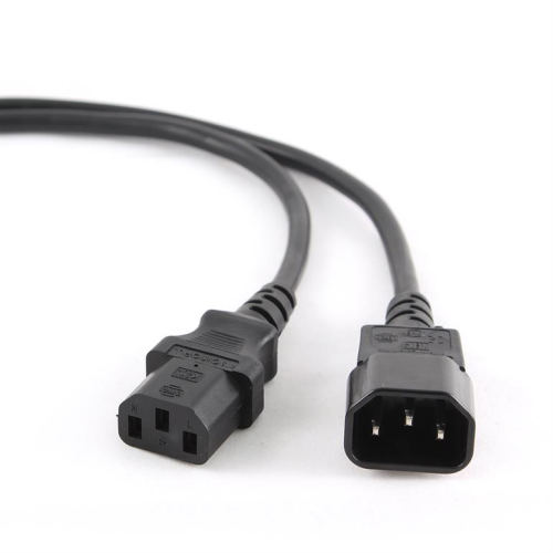 Gembird CABLU alimentare 5m, intrare C13, iesire C14, 10A, 3x1mm3, black, PC-189-075-5M