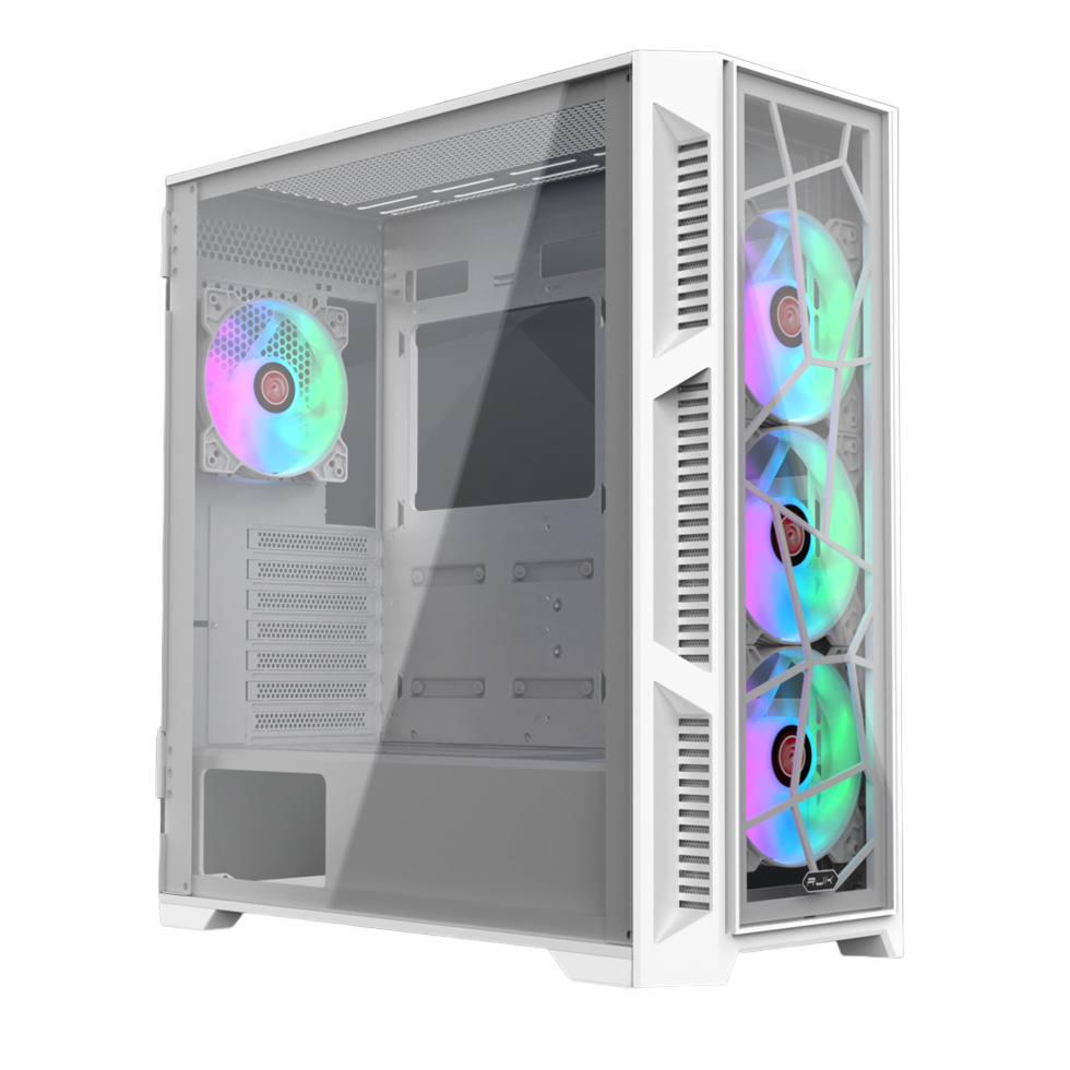 Raijintek Carcasa PONOS ULTRA TG4, ATX, Alb, 0R20B00227