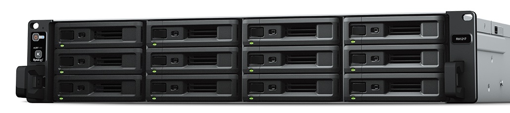 Synology Expansion Unit RackStation without Rack Kit (options: RKS1317), RX1217RP