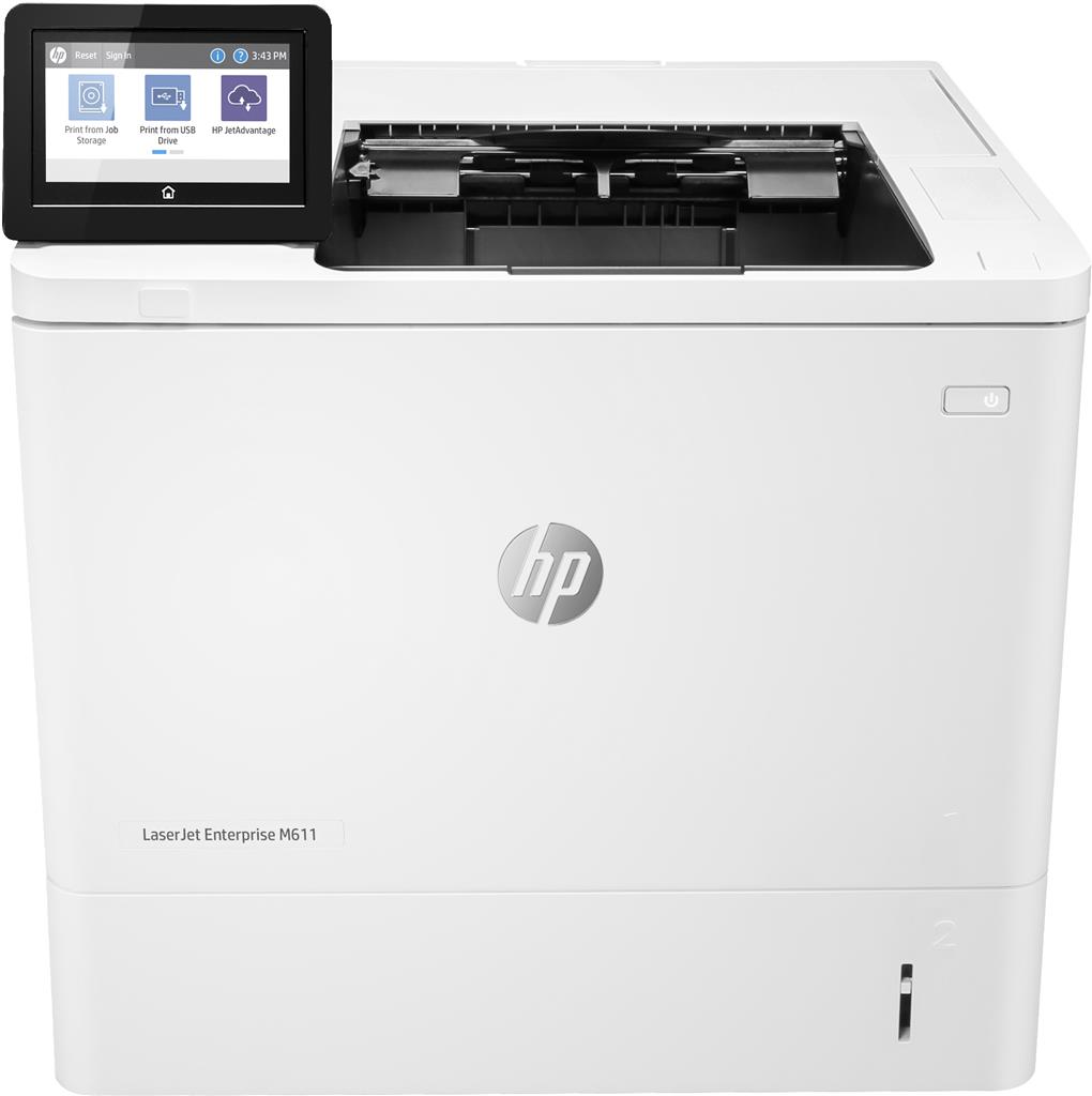 HP Imprimanta Laser Mono M611dn, A4, Impr., 61ppm mono, USB|Ret, Duplex:Da, ADF:Nu, 7PS84A