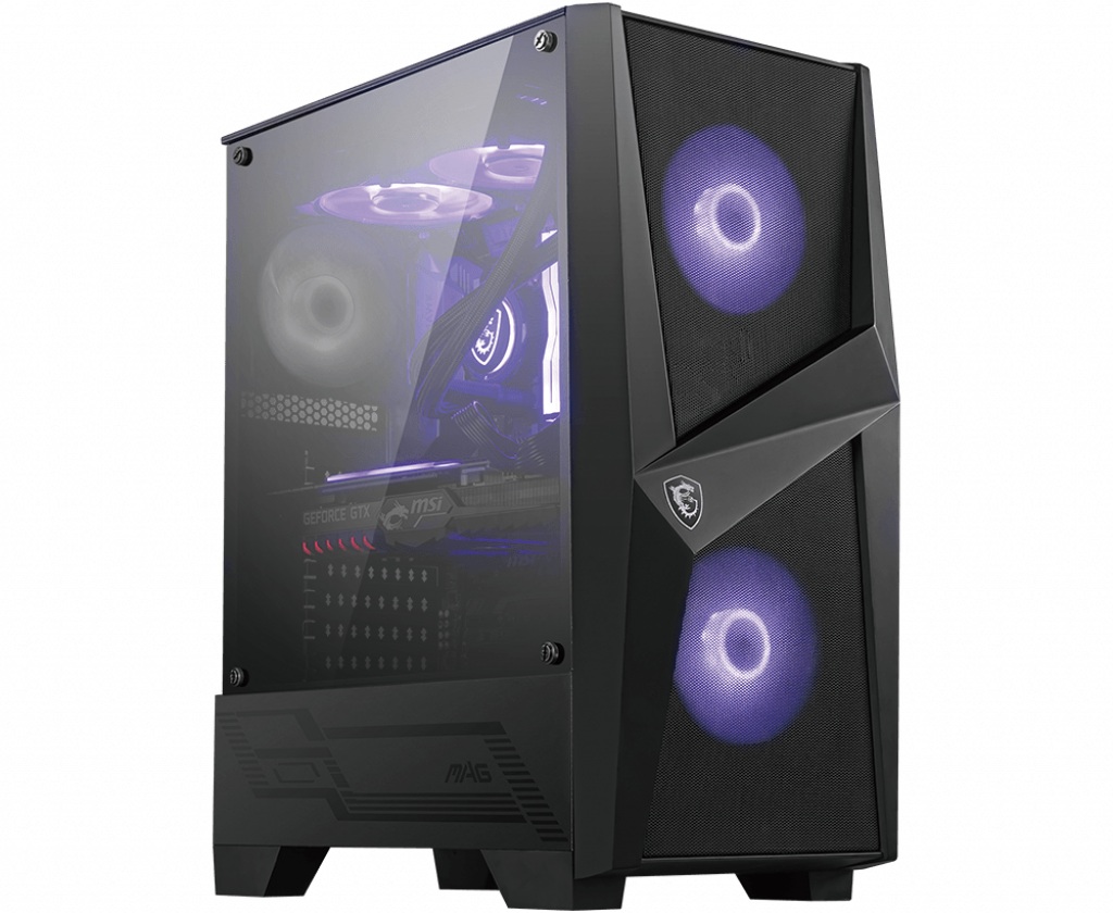 MSI CARCASA Middle Tower, ATX, fara sursa, sticla securizata, fan x 3, USB 3.2 gen 1, MAG FORGE 100M