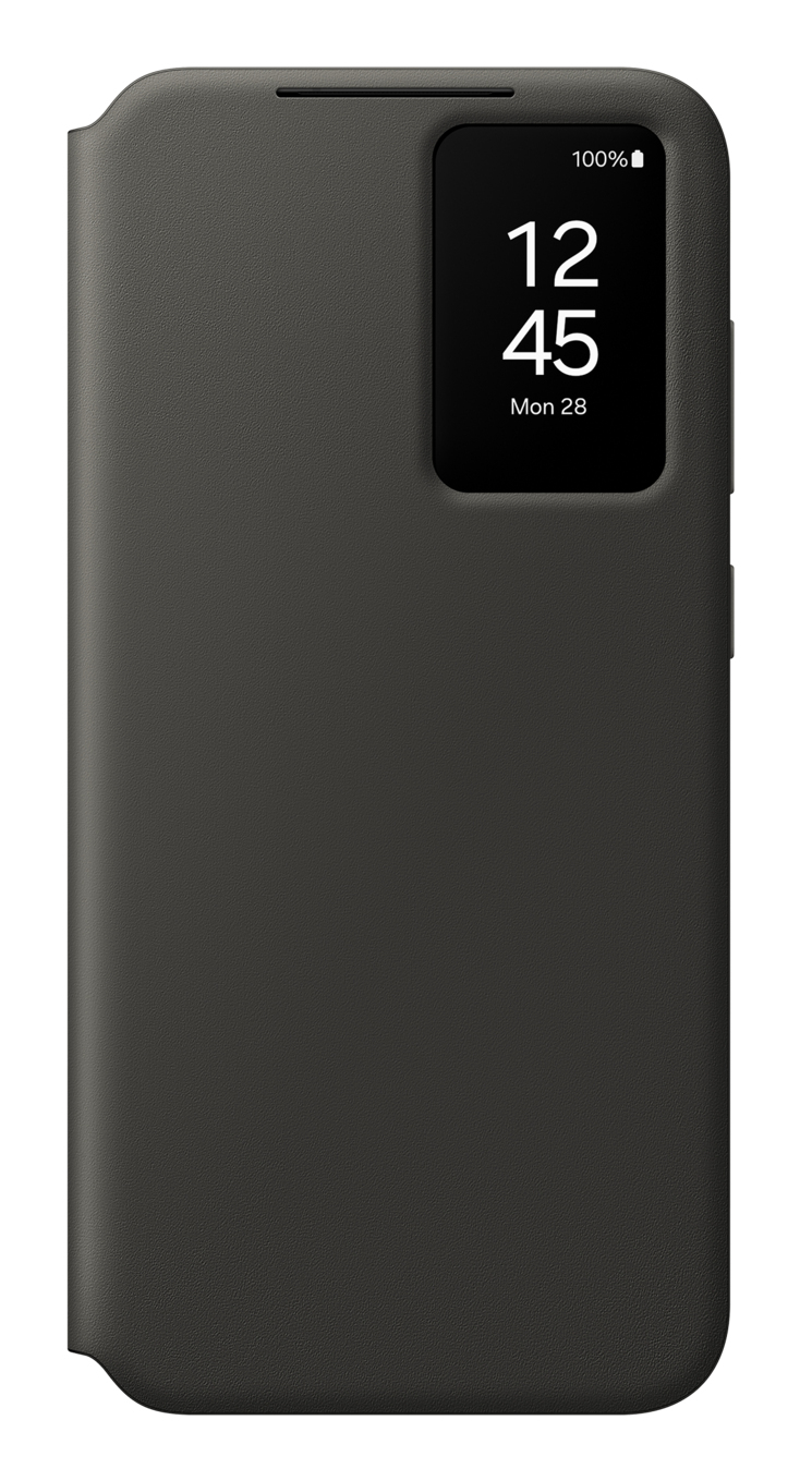 Samsung Husa Galaxy S24 FE Smart View Wallet Case Black, EF-ZS721CBEGWW