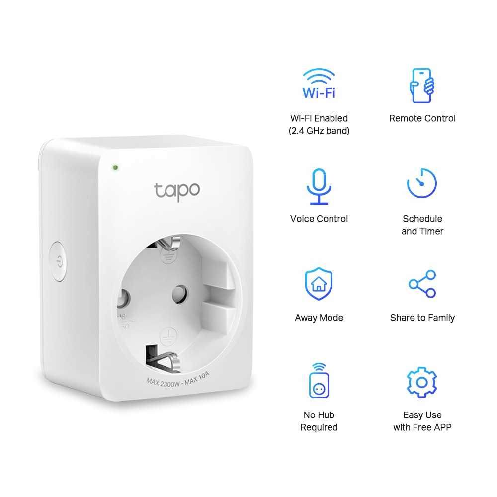 Tp-Link PRIZA inteligenta, Tapo P100(4-pack) - imagine 2