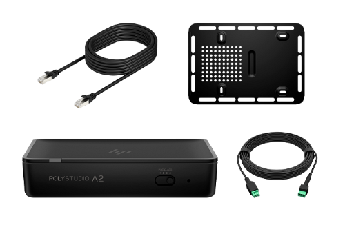 HP Poly Studio A2 Audio Bridge w/ CAT6A and Mic Extension Cable and Mounting Plate, B22X2AA - imagine 2