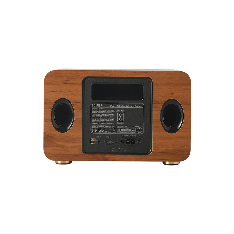 Edifier BOXE desktop bluetooth, RMS: 60W (2 x 15W, 1 x 30W), Bluetooth 5.3, AUX, Wi-Fi, D32-BR - imagine 5