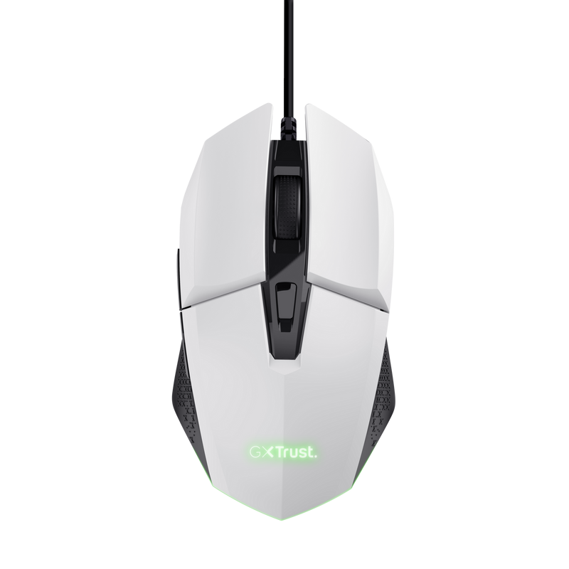 Trust MOUSE GXT109W FELOX 6400 DPI, alb, TR-25066
