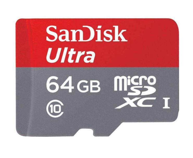 Sandisk CARD MicroSD, 64 GB, MicroSD, clasa 10, standard UHS-I U1, SDSQUNR-064G-GN3MN