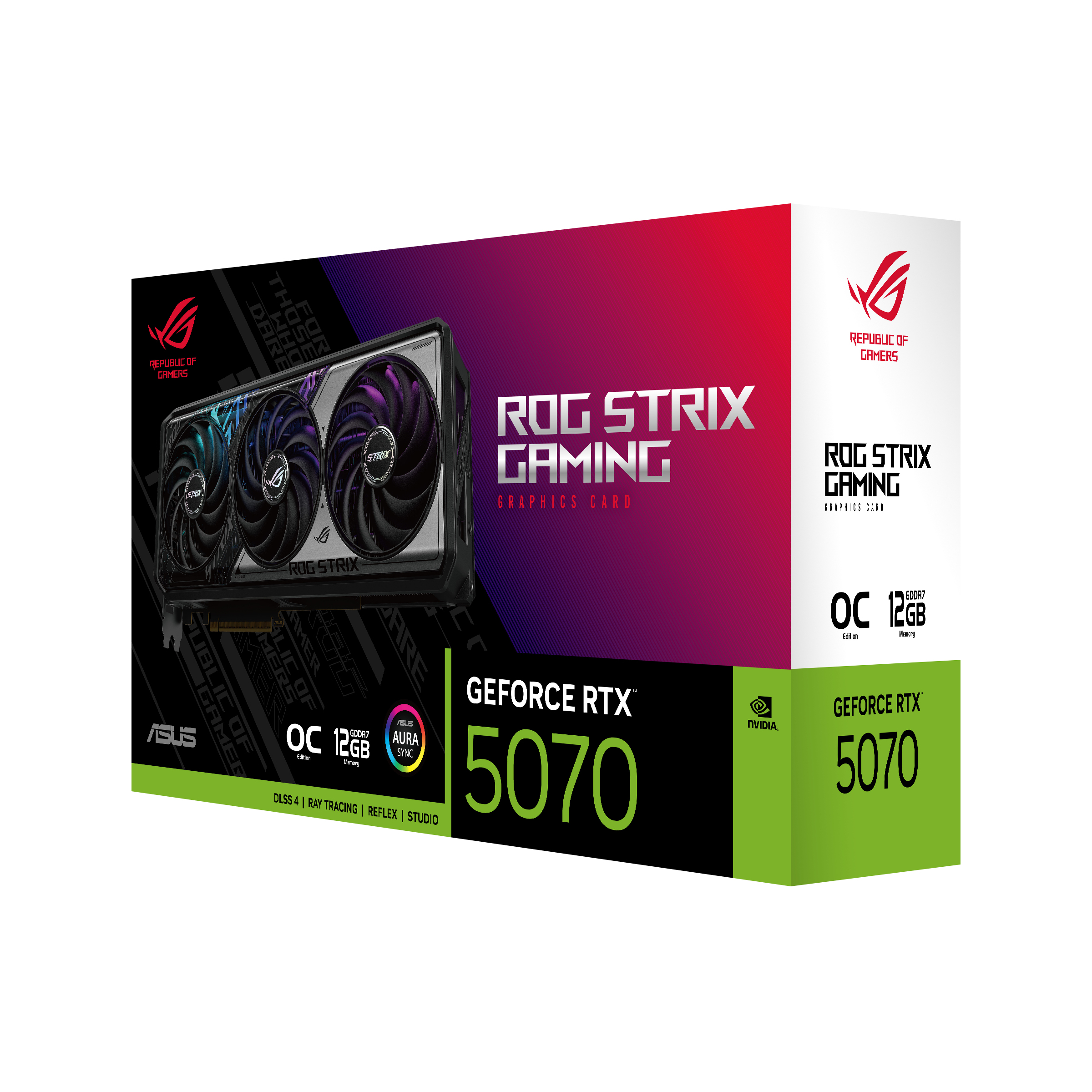 Asus VGA PCIE16 RTX5070 12GB GDDR7/ROG-STRIX-RTX5070-O12GGAM, ROG-STRIX-RTX5070-O12G-GAMING - imagine 10