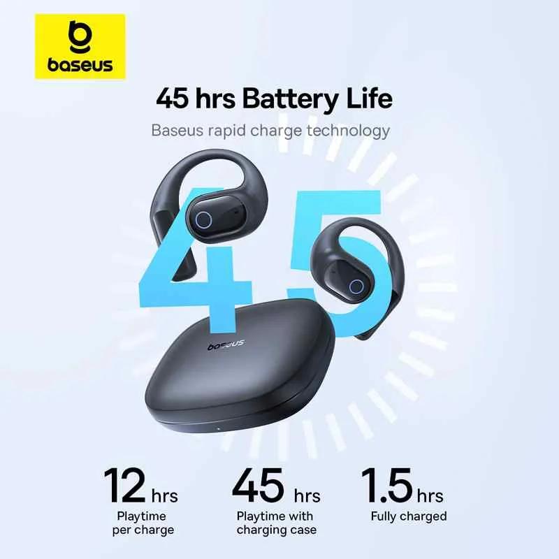 Baseus CASTI Bowie Eli 2i Fit Open-Ear True Wireless, on ear, pt smartphone, microfon pe, A0102604 - imagine 3
