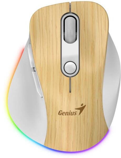 Genius MOUSE Ergo 9000S Pro, Mini-Size, Duo-Mode (BT+2.4GHz), Wireless, Rechargeable, 31030039407