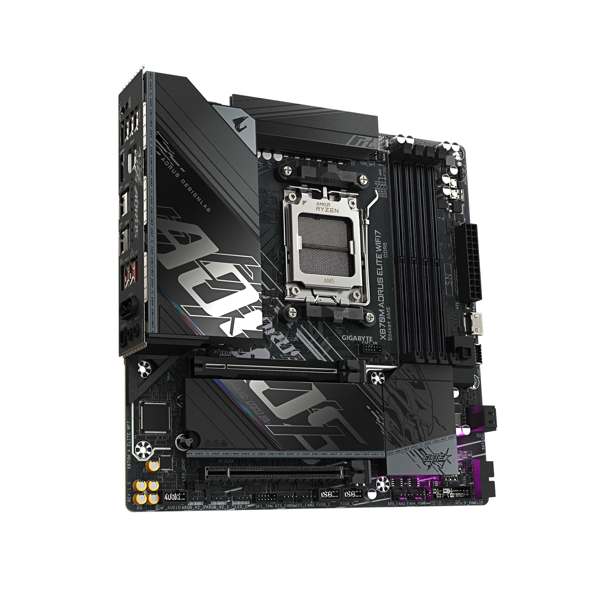 Gigabyte X870M AORUS ELITE WIFI7, X870M A ELITE WF7 - imagine 4