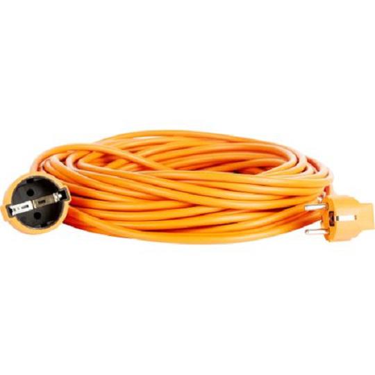 BACHMANN Cordon Fisa+Priza tip SCHUKO, cablu HO5VV-F 3G1, 20m, culoare orange, B307.1108