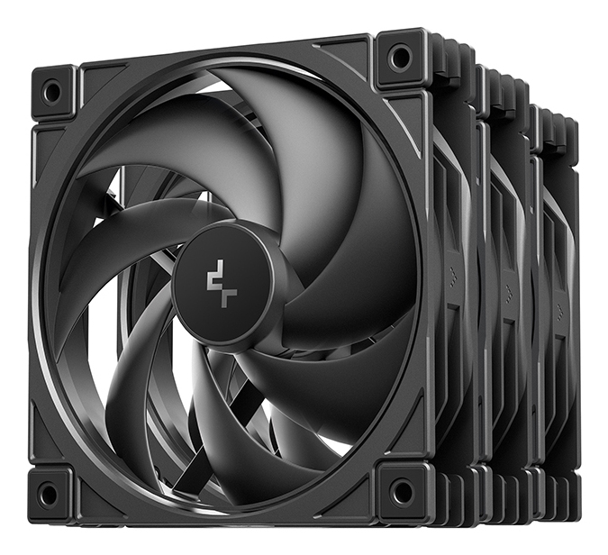 Deepcool Set 3 ventilatoare FD12 V2 3IN1, R-FD12V2-BKNPN3-G