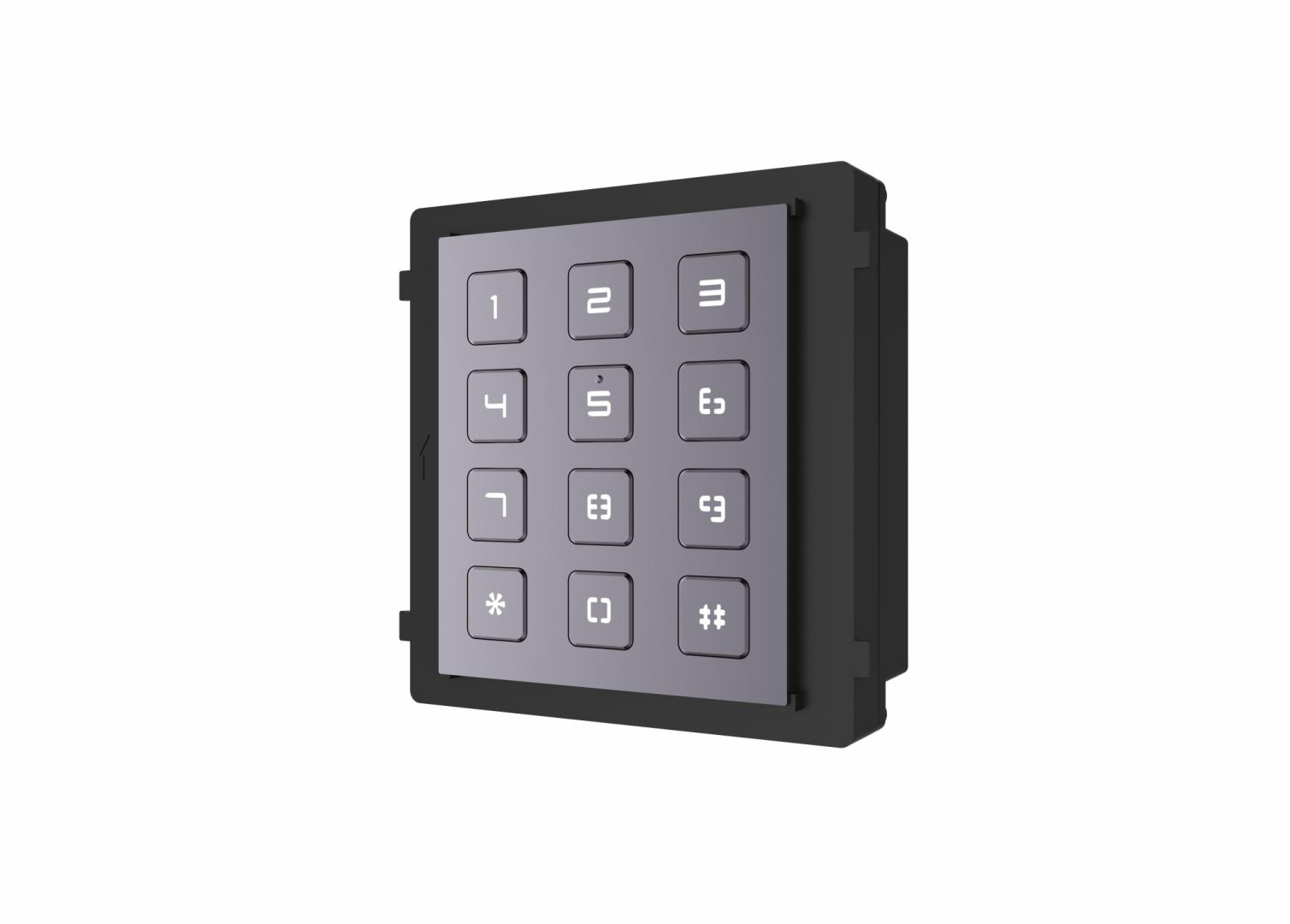 Hikvision MODUL extensie, pt videointerfon cu tastatura, permite formarea codului de, DS-KD-KP