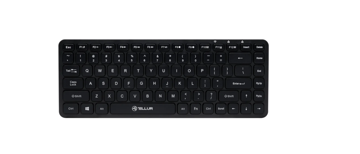 TELLUR Tastatura Mini, Wireless, Negru, TLL491251