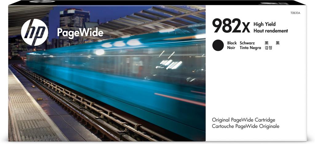 HP Cartus Cerneala Original Black, nr.982X pentru PageWide Enterprise 765|780|785, 194ml, T0B30A