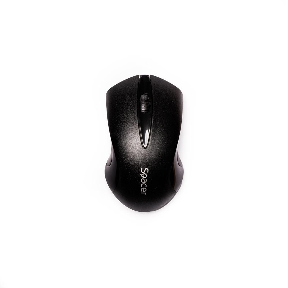 SPACER Mouse Wireless, 1001 2000 dpi, Negru, SPMO-W12 - imagine 2