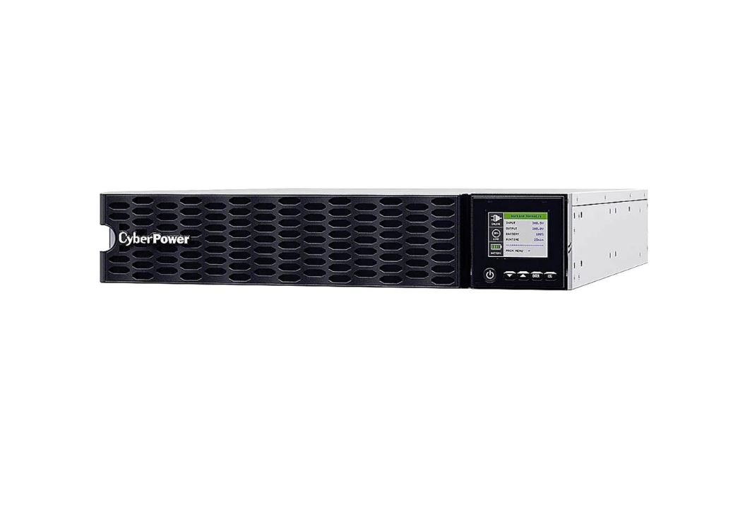 Cyber Power UPS Online dubla conversie cu sin. pura, cu management, Rack 2U, LCD, OL6KERTHD