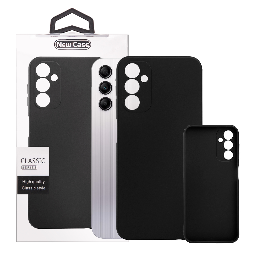 SPACER Husa Samsung Galaxy A14, negru, grosime 1.5mm, material flexibil TPU, SPPC-SM-GX-A14-TPU