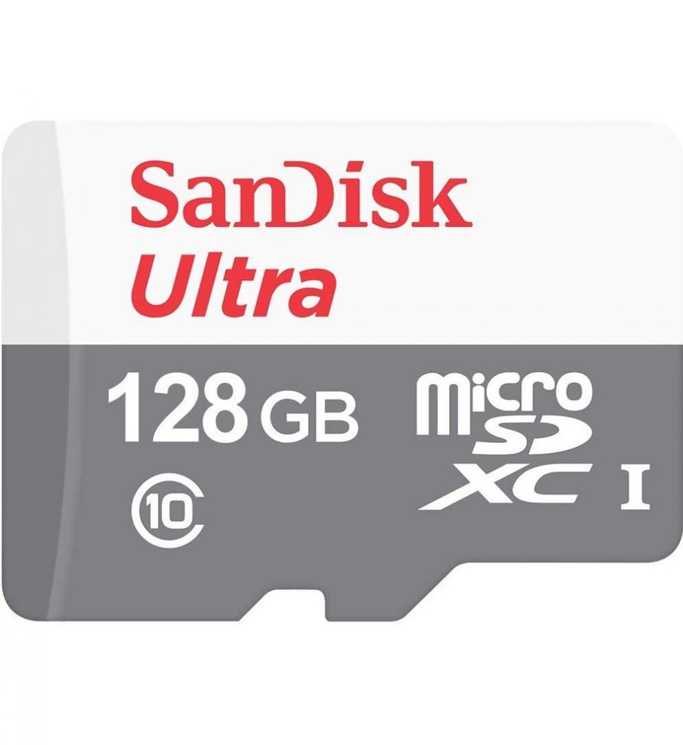 Sandisk CARD MicroSD, 128 GB, MicroSDXC, clasa 10, standard UHS-I U1, SDSQUNR-128G-GN3MA