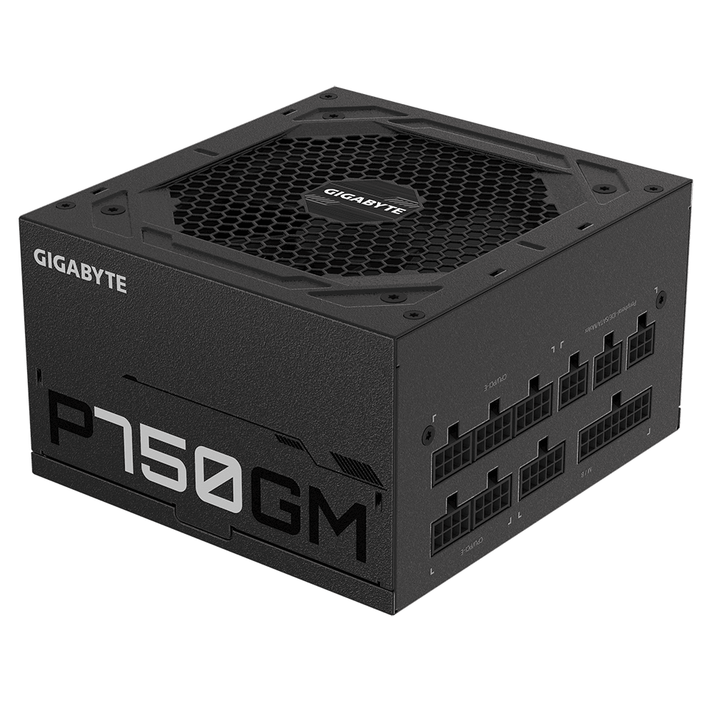 Gigabyte SURSA SURSA, 750 W, modulara, ATX 12V 2.31, fan 120 mm x 1, 80 Plus Gold, GP-P750GM - imagine 3