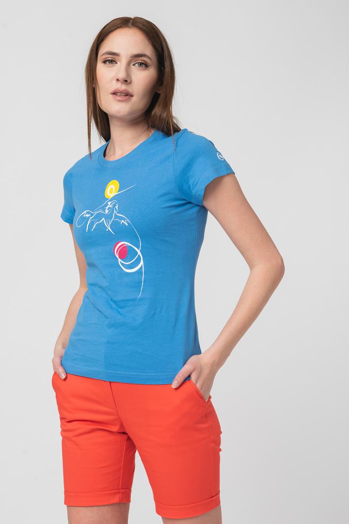 PEGAS TSHIRT CASUAL F CAL AZURE-L, PS2122-01-1-14C-L