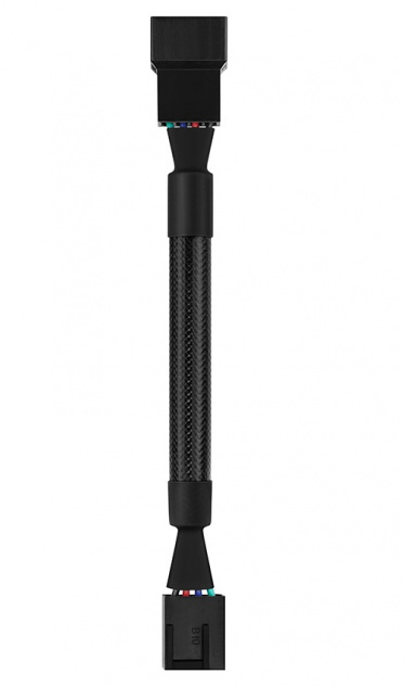 Deepcool Cablu adaptor 4-pin PWM, reduce voltajul pt RPM si zgomot scazut, R-LSP-FAN