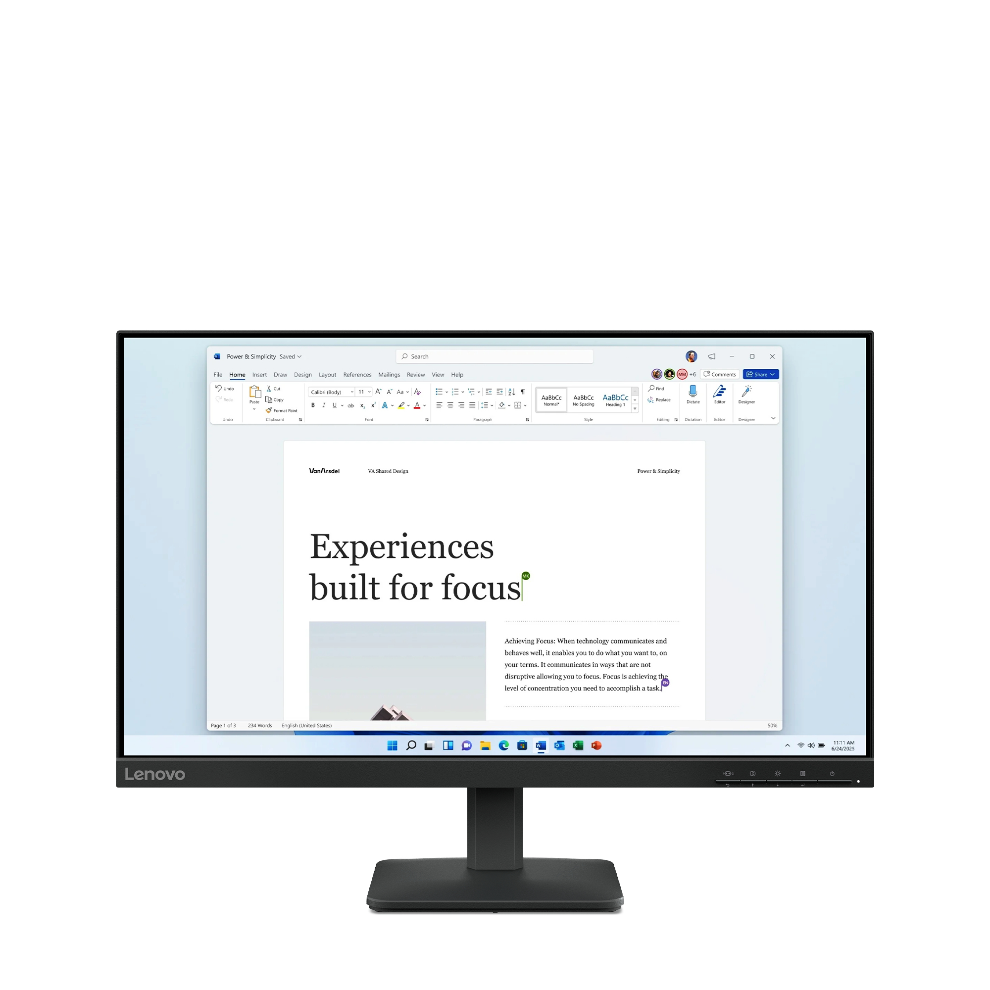Lenovo MONITOR LCD 24" L24-4E/, 68C2KAC1EU