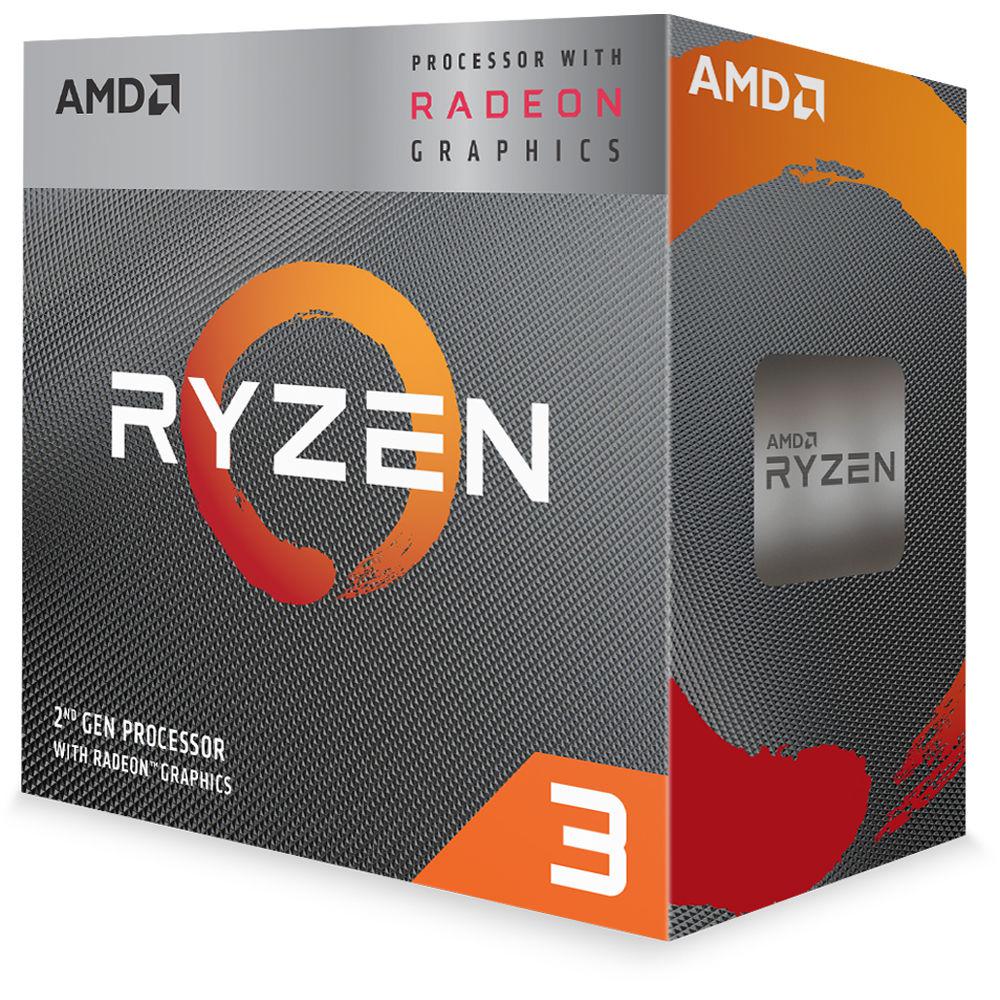 AMD CPU, skt. AM4 Ryzen 3, 3200G, frecventa 3.6 GHz, turbo 4.0 GHz, 4 nuclee, putere, YD3200C5FHBOX