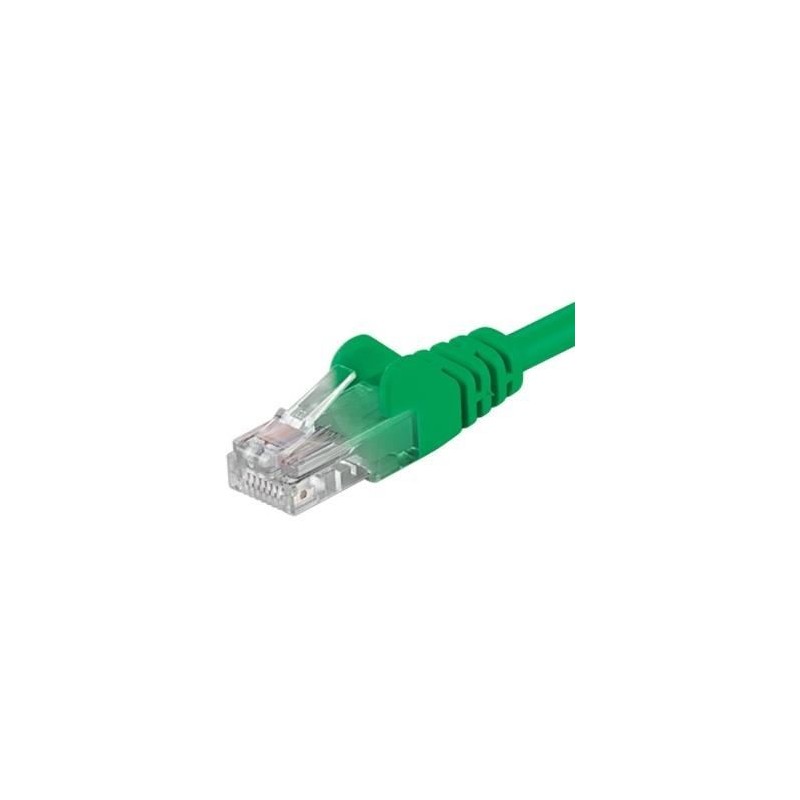 PremiumCord Patchcord UTP RJ45-RJ45 Cat.5e 5m, verde, UTP-5E-5-GN