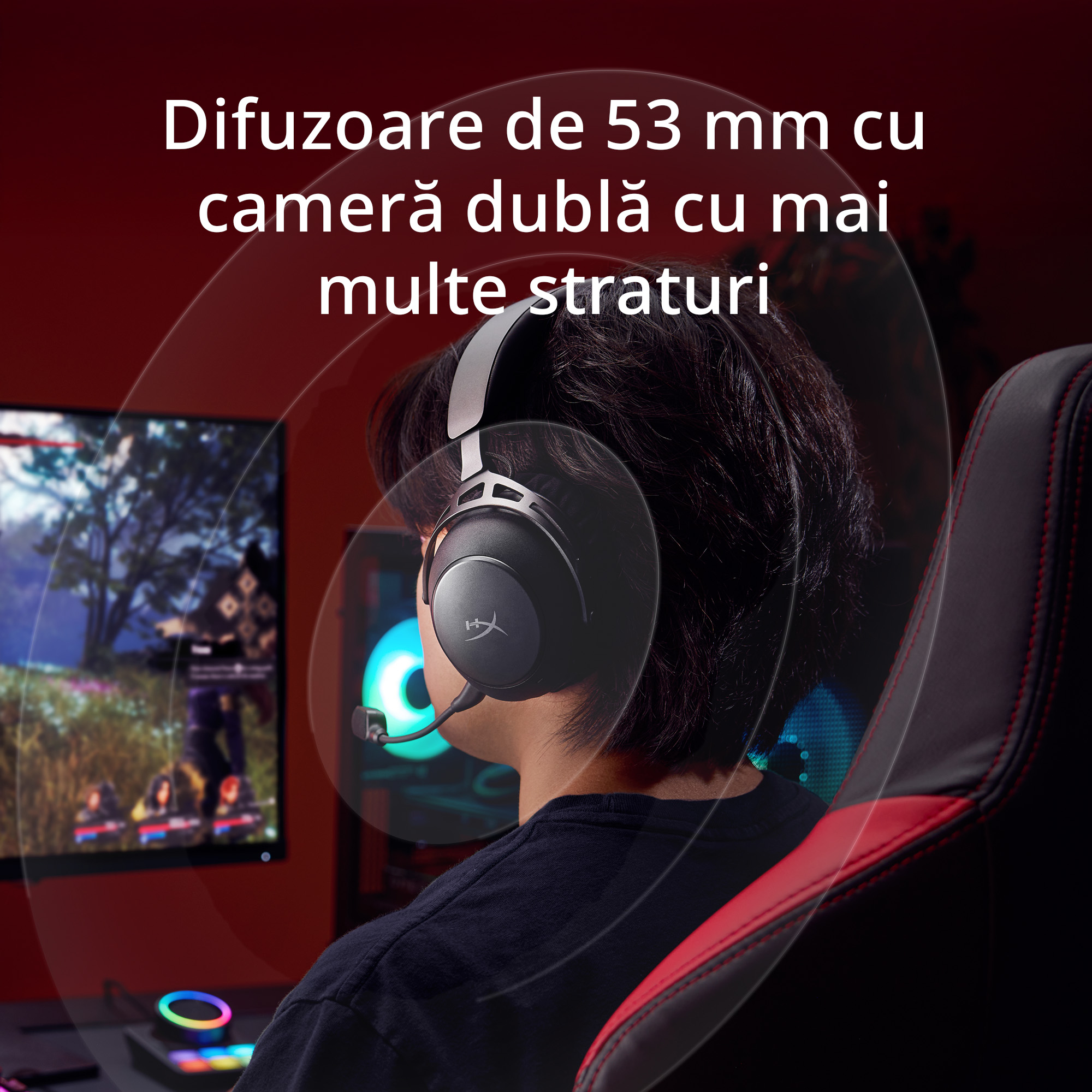 HP HyperX Cloud Alpha 2 WL GAM HS, AJ5C7AA - imagine 6
