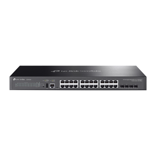 Tp-Link Switch Managed L3, 24× Gigabit RJ45 ports si 4× 10 Gbps SFP+, 1× USB 2.0 Port, SG5428X