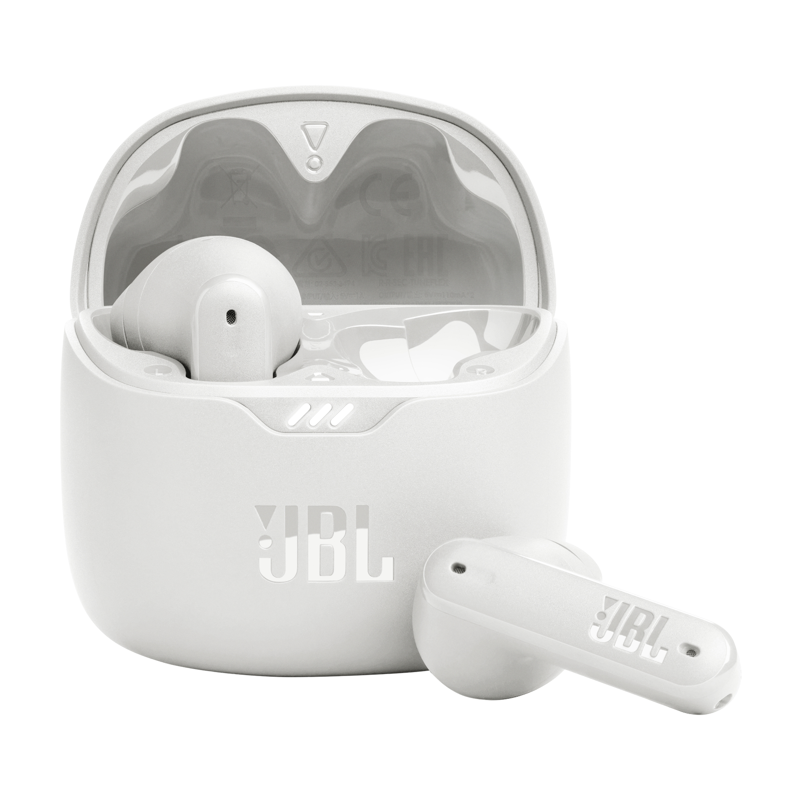 JBL Tune Flex, True Wireless, Bluetooth, Active Noise Cancelling, IPX4, Sound Fit, Alb, JBLTFLEXWHT