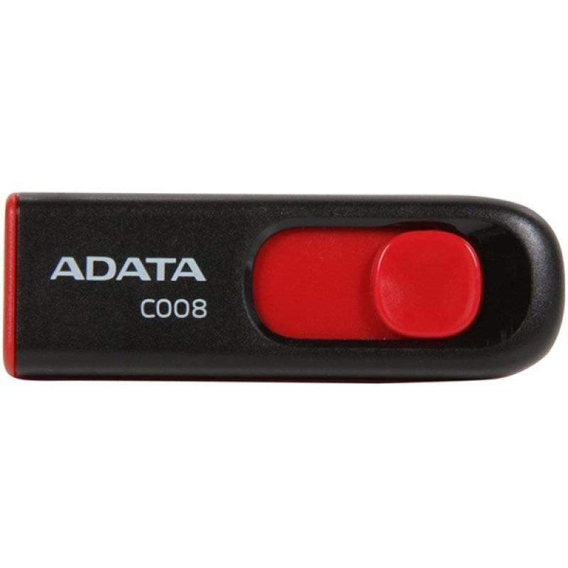 ADATA Memorie USB C008 16 GB, USB 2.0, Negru, AC008-16G-RKD