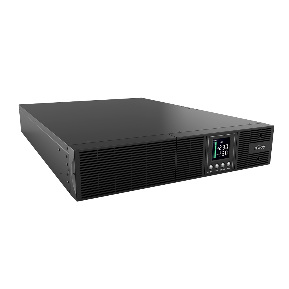 Njoy UPS, Aster 3000, Online cu sinusoida pura, rack, 3000VA/2700W, AVR, IEC x 8, UPCMCOP930HASCG01B - imagine 3