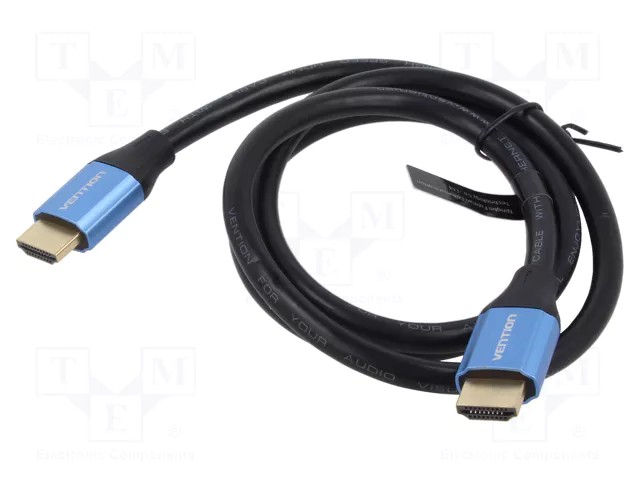 Vention Cablu video, HDMI (T) la HDMI (T), 3m, rezolutie 4K@ la 60Hz, conectori auriti, ALHSI - imagine 3