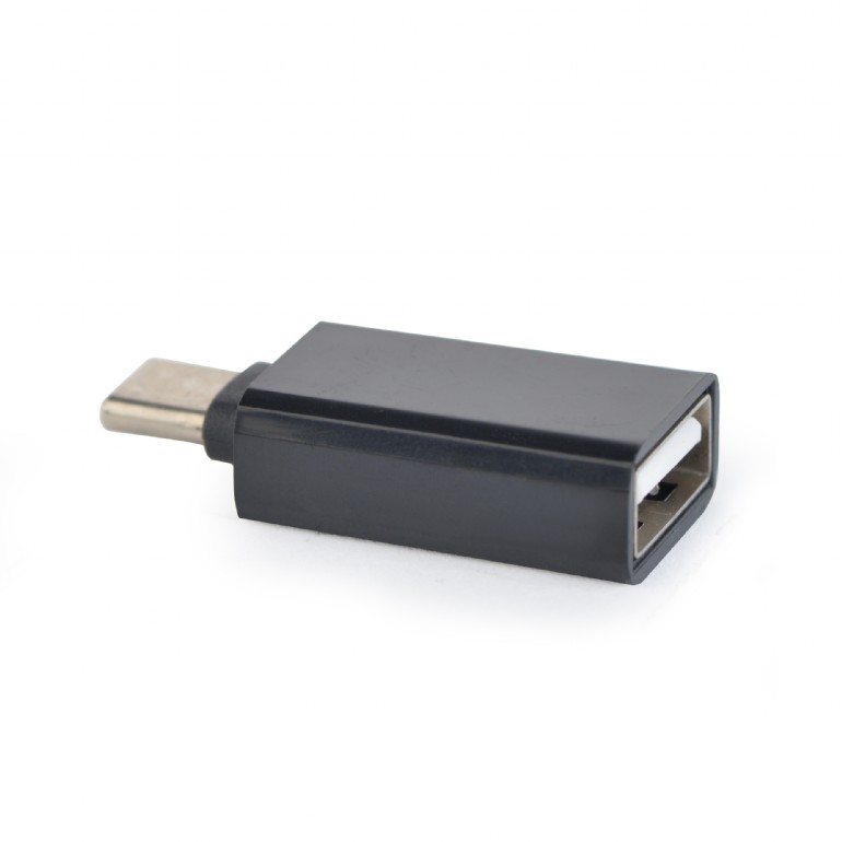 Gembird ADAPTOR, pt. smartphone, USB 2.0 Type-C (T) la USB 2.0 (M), negru, CC-USB2-CMAF-A