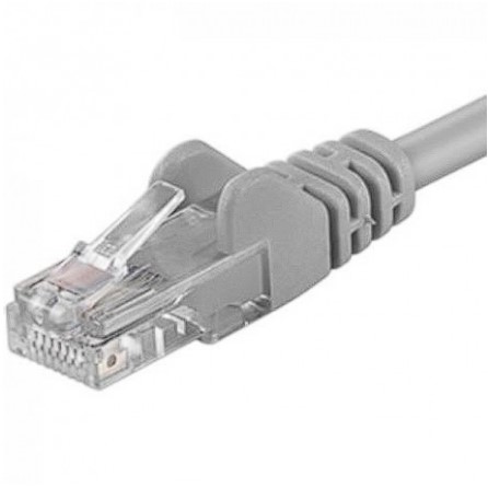 PremiumCord Patchcord SFTP RJ45-RJ45 Cat.5e, 3m, gri, SFTP-5E-3-G