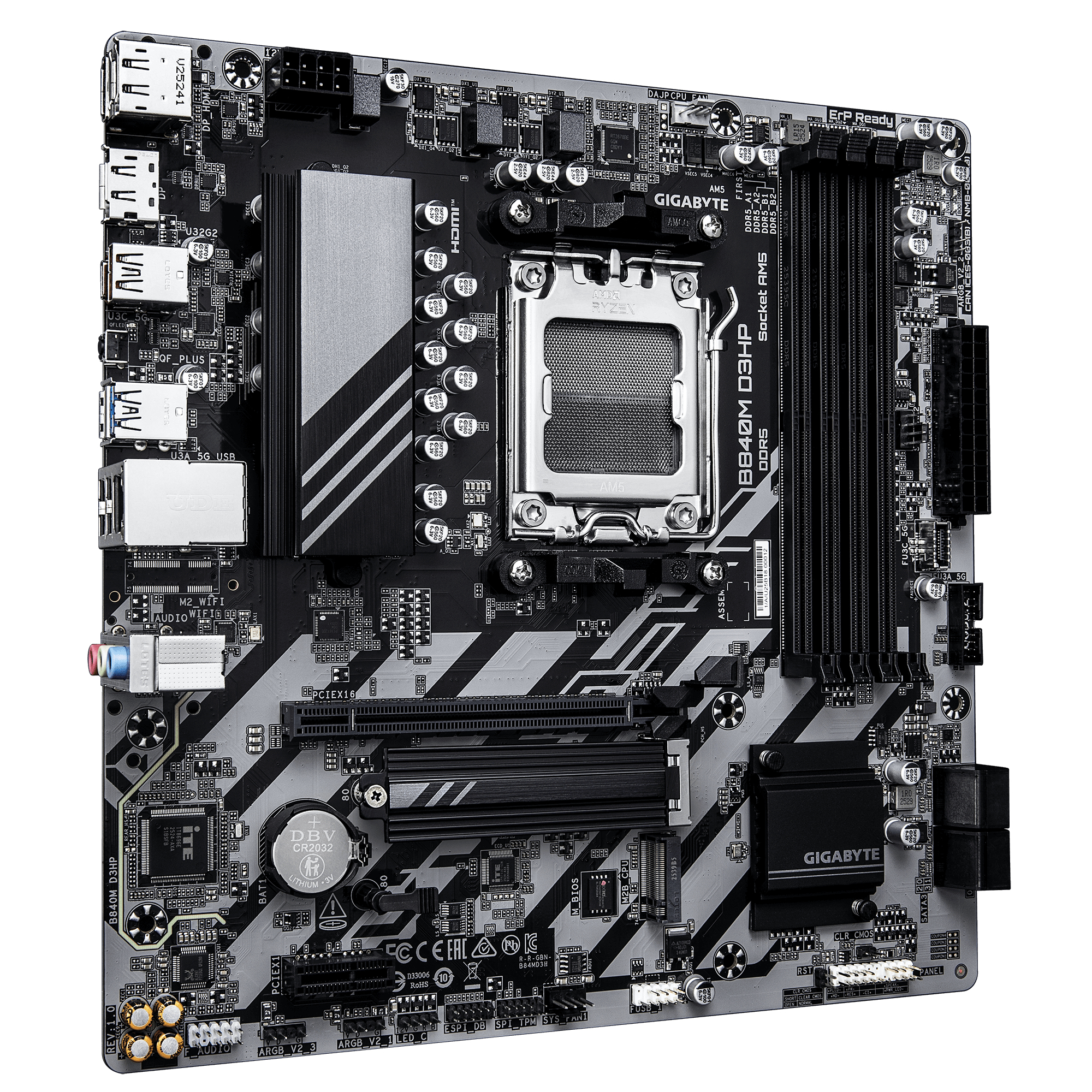 Gigabyte motherboard, B840M D3HP - imagine 3