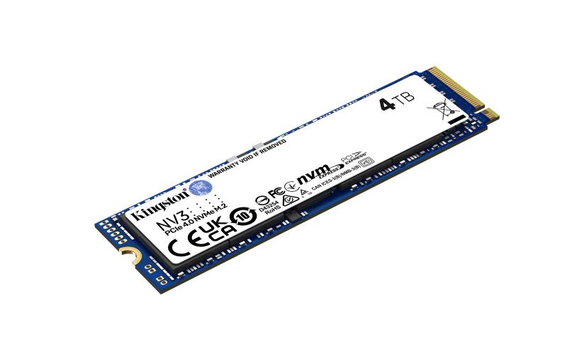 Kingston SSD, SNV3S, M2-2280, 4TB, PCI E, SNV3S/4000G