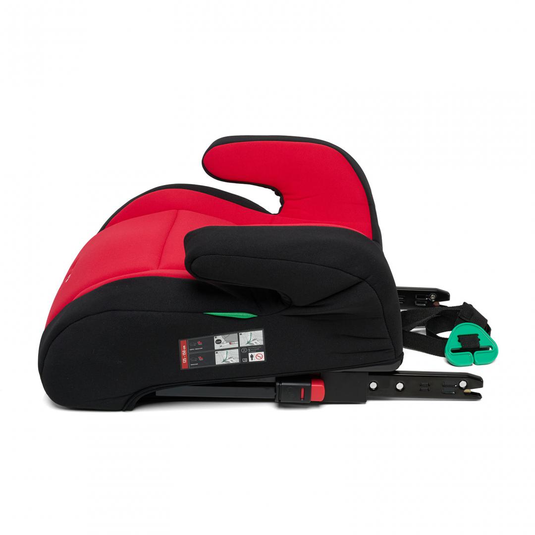 U-GROW Inaltator auto 125-150, omologare R129 cu isofix, negru/rosu, UG-HB53B-RED - imagine 3