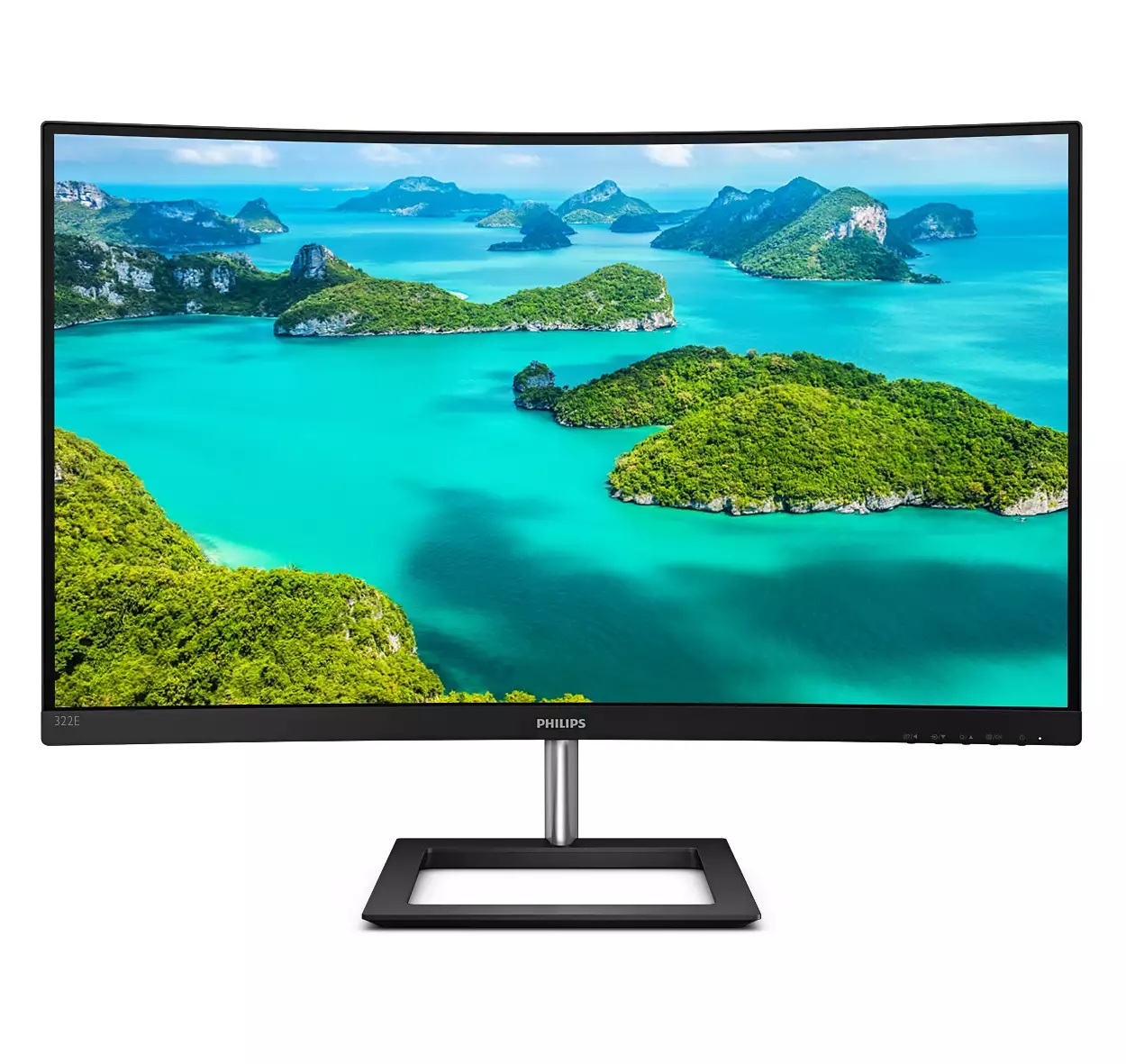 Philips Monitor Curbat 31.5" VA FHD 1920x1080 75Hz 4ms FlickerFree VGA HDMI DisplayPort, 322E1C/00