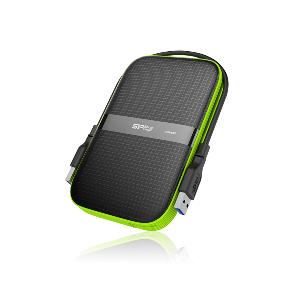 SILICON POWER HDD Portabil SP Armor A60 1TB USB 3.2 NEGRUhockproof/Water-resistant, SP010TBPHDA60S3K