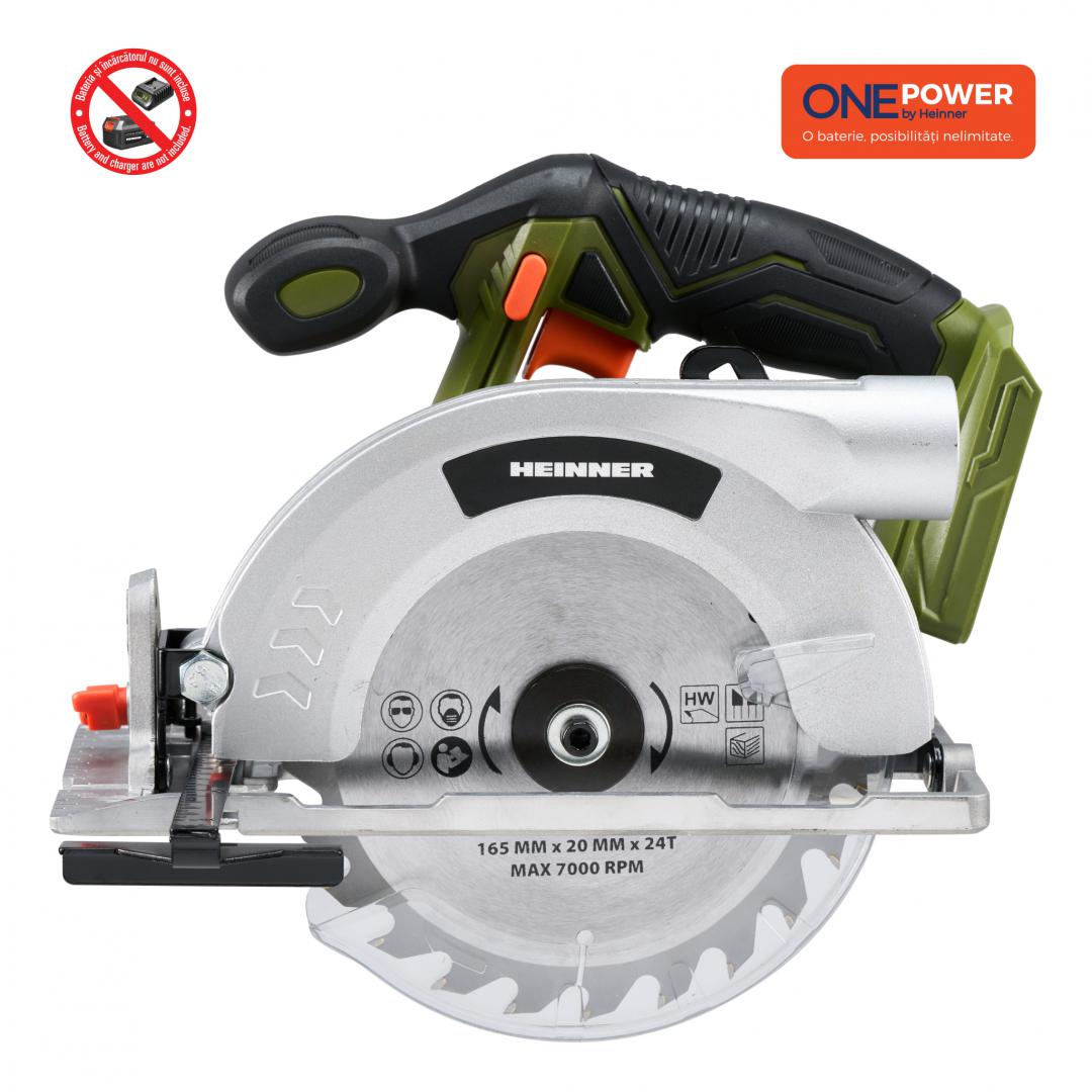 HEINNER ONE POWER by FIERASTRAU CIRCULAR 18V 4200RPM (FARA BATERIE SI INCARCATOR), HR-LFC001